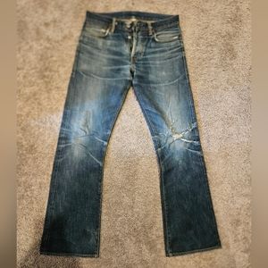 Polo Ralph Lauren Double RL RRL Repaired Denim Jeans Japan 30x32 retail $495